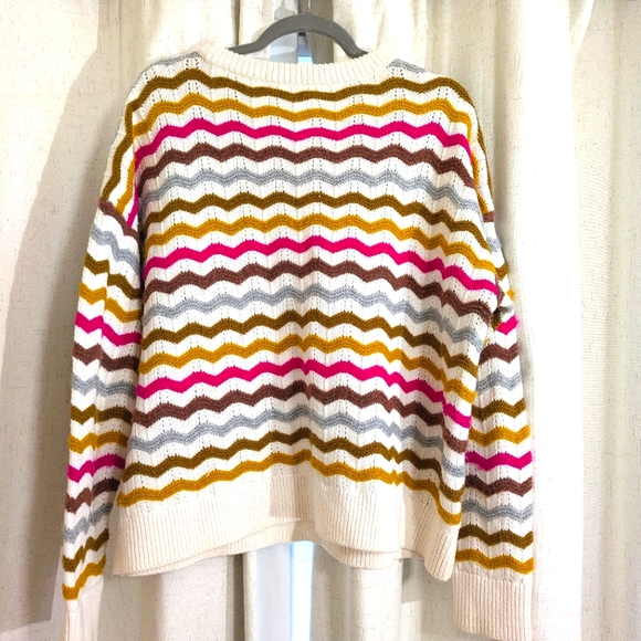 Lou&Grey for Loft Multicolored striped Sweater - Picture 2 of 2